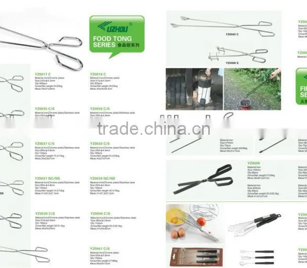 HIGH QUALITY Fire Tong BBQ Tong Kitchen Tongs Food Tongs YZ0033C/S photo-5