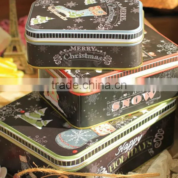 Custom Printed Popcorn Packaging Can Manufacturer Candy Cake Container Biscuit Canister Metal Box For Cookie Tin Can photo-5