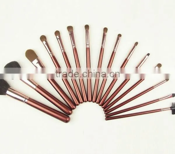 Newest Product Black 15pcs Personalized Makeup Brush Set photo-3