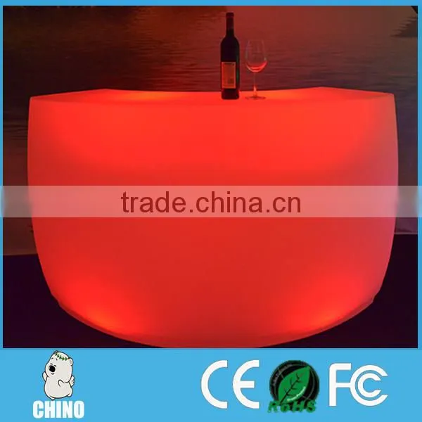 2016 New Design Long Curve LED Bar Counter With Multi Color photo-4