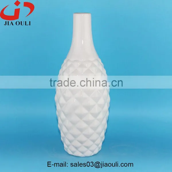Hot Sales Home Decor Pineapple Surface Ceramic Tall Vase photo-4