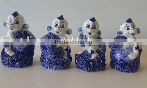 Ceramic Monkey Figurine for Decoration photo-3