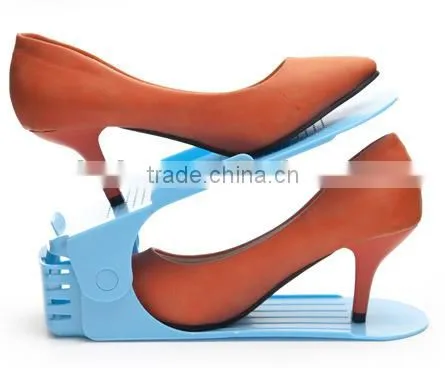 Wholesale Plastic Adjustable Shoe Display Stand Racks photo-3