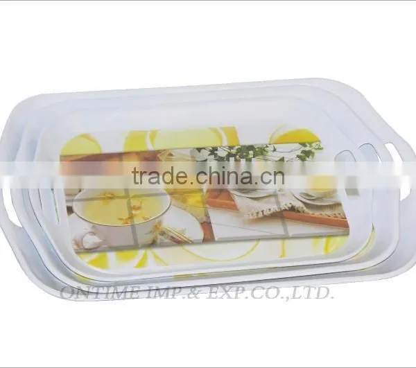 Item No.: HWD1070 3pcs Plastic Tray Set