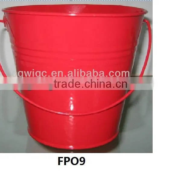 Popular Red Iron Bucket