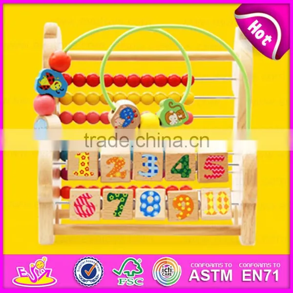 2016 Brand New Wooden Beads Toy, Lovely Educational Wooden Beads Toy, Cute Preschool Wooden Beads Toy W11B087 photo-4