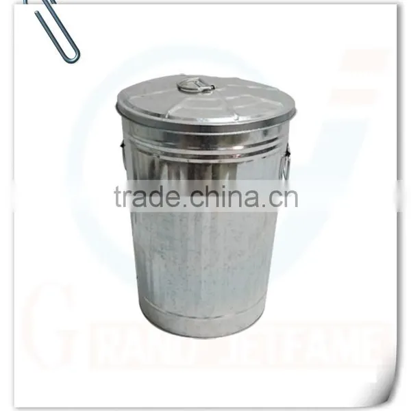 Household Decor Big Galvanized Bucket With Lid photo-3