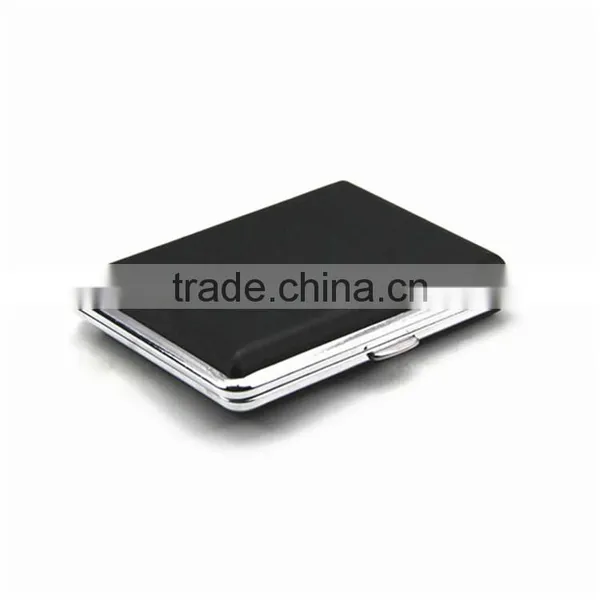 2017 Cheap High Quality Pocket Leather Metal 18 Cigarette Box Case photo-4