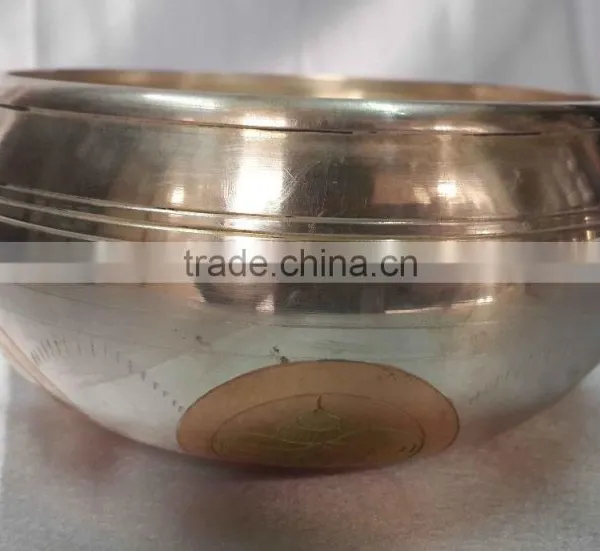 Best Selling Silver Plated Tibetan Meditation & Healing Singing Bowl photo-2