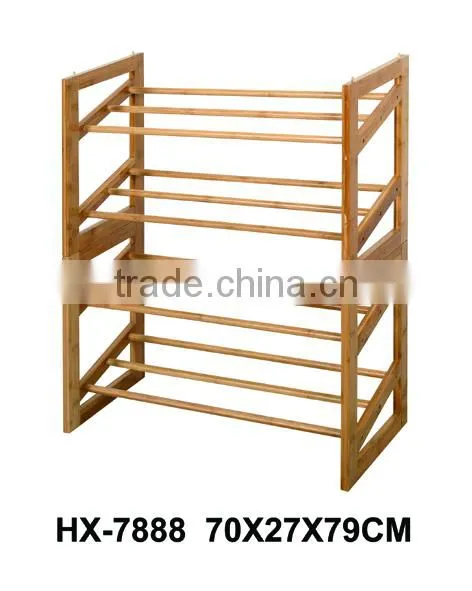 2015 Cheap Hot Selling Wooden Bamboo Shoe Racks photo-3