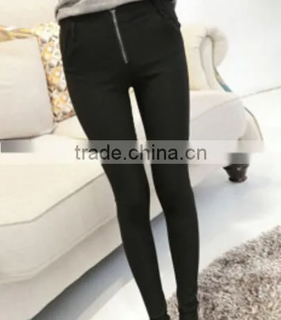 Womens Zip Knee Jogger Pants/ Zipper Leggings / Pants / Slacks Pants photo-2