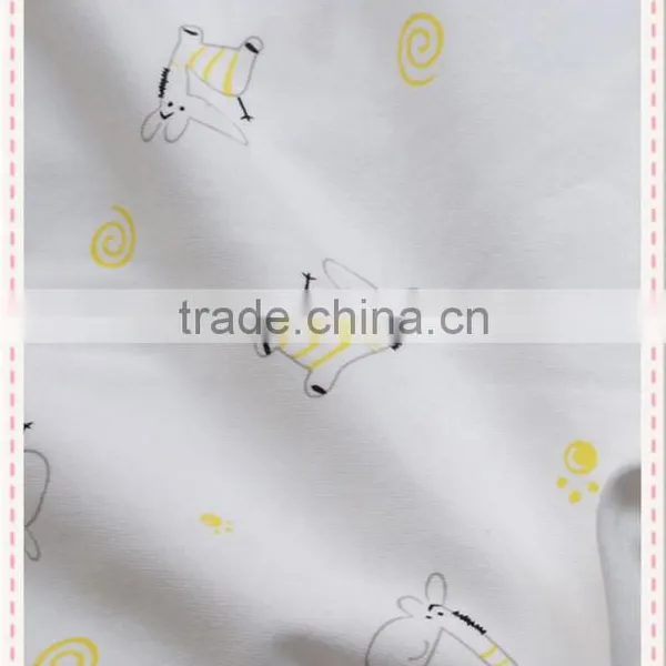 China Supplier Knitted 100%cotton Printed Interlock Fabric for Garment photo-3