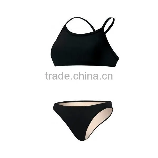 China Sport Wear Manufacturer Hot Sale Women Swimwear Two Piece Bathing Suits photo-4