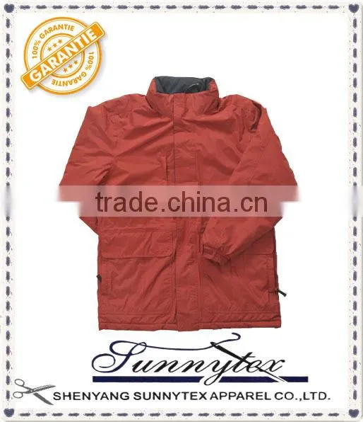 2017 New Design Red Waterproof Rain Coat photo-2