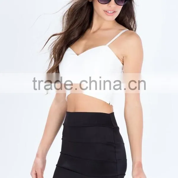 2015 High Quality Fashion Elastic Banded Mini Skirt Ladies Short Skirt photo-2