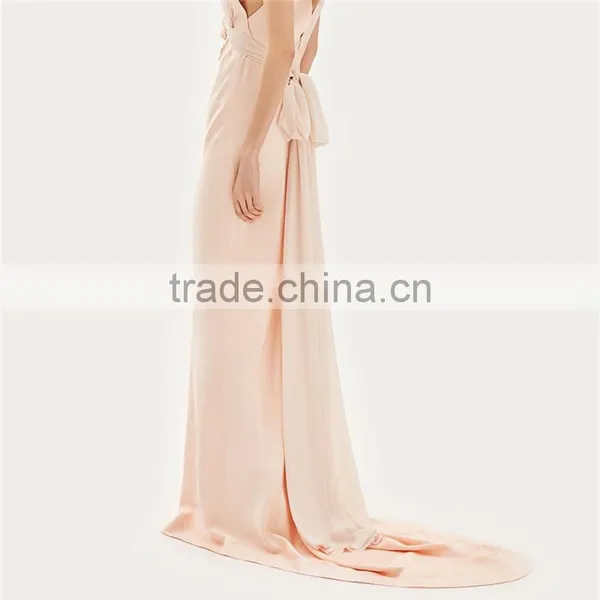 2017 Summer Hot Sale Embroidered Applique Long Prom Dress for Ladies photo-6