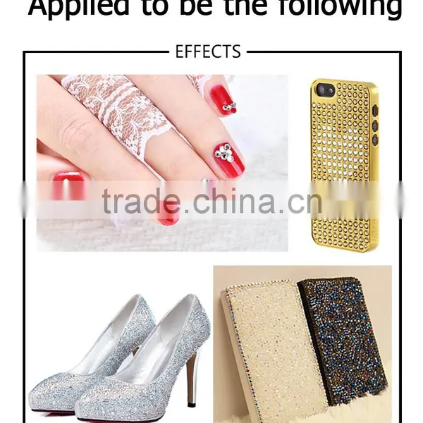 NHF 2058 Crystal BLING Chaton Flat Back Glass Nail Rhinestones photo-4