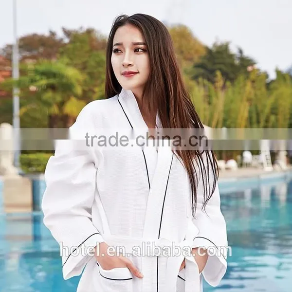Hotel Quality Wholesale Bathrobe Waffle photo-4