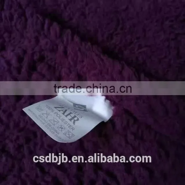 China Factory Hot Sell 100% Polyester Violet Throw Sherpa Blanket photo-4