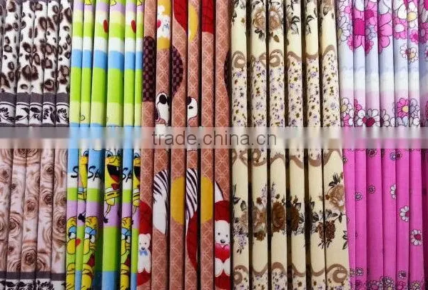 100 Polyester Printed Flannel Fabric