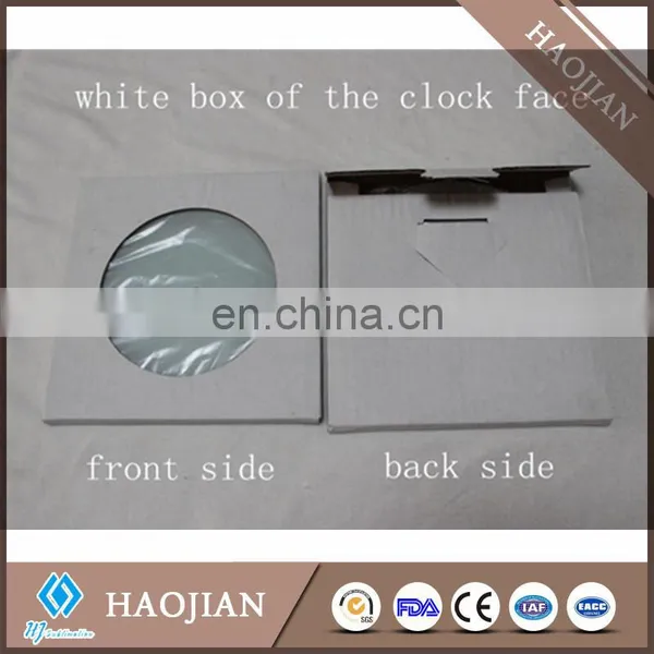 Sublimation Glass Clock White Coating Glass Wall Clock photo-3
