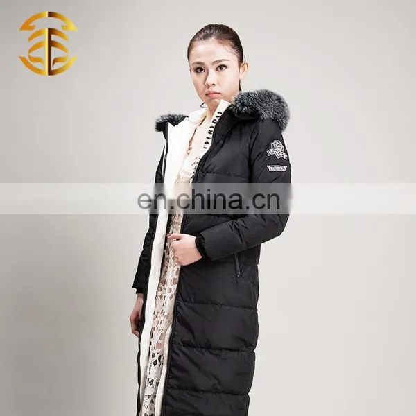 Wholesale China Long Style Women Outdoor Quilted Lady Down Jacket photo-2