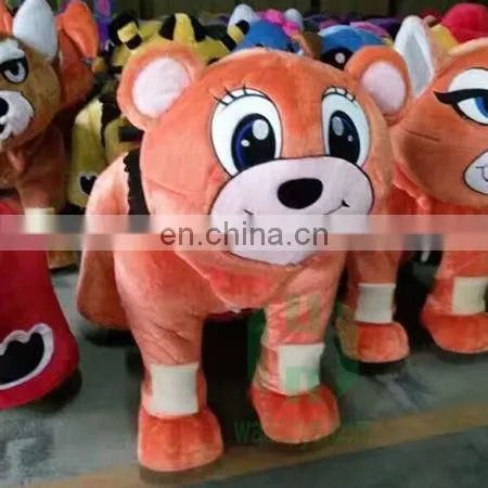 Hot Sale Coin Operated Riders In Car Motorized Plush Riding Animals Stuffed 2016 Zoo Animal Scooter Electric Animal Ride On Toys photo-5