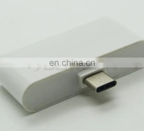 USB-C Card Reader 3 in 1 Type C USB 3.1 5 Gbps TF SD Card Reader Type-C With USB 3.0 Port/TF/SD Smart Adapter for MacBook photo-5