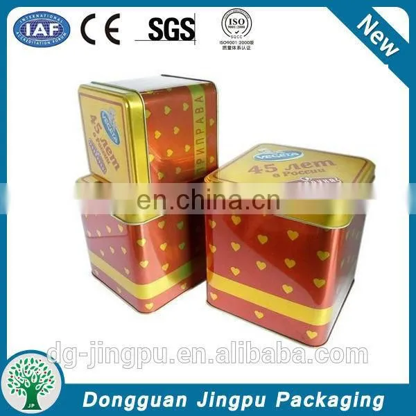 Environment Friendly Finishing By Oem Or Odm Tin Box For Rice Cake photo-3