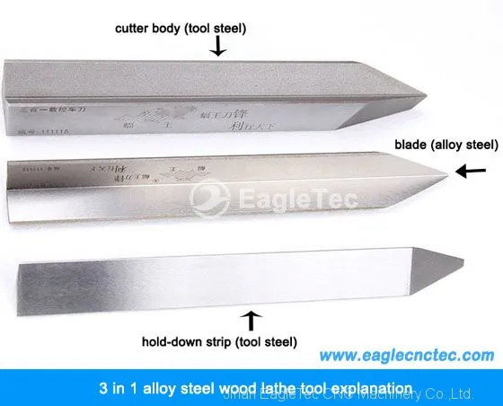 Wood lathe chisels 3 in 1 HSS Cutters