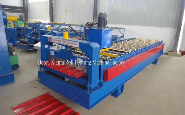 Artifical Colourful Roof Tile Plate Forming Machine photo-2