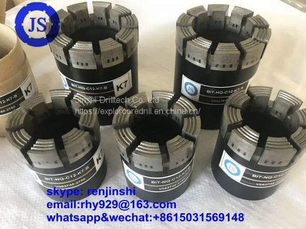 HQ Teeth 9mm Pdc Coal Mining / Pdc Impregnated Diamond Exploration Coring Drill Bit photo-5