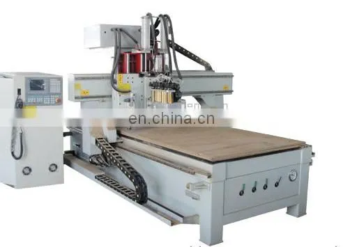 4*8 Italy HSD Boring Unit and Boring Head With Saw ATC Milling Woodworking Engraving Auto Tool Change Router photo-3