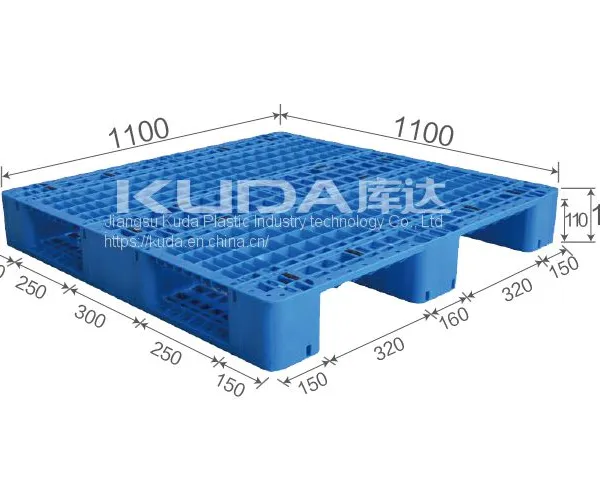 High-density Virgin PE 1111C WGCZ PLASTIC PALLET（BUILT-IN STEEL TUBE）china Manufacturer