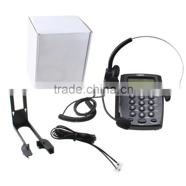 Est Selling Call Center Communication Dial Pad Headset Telephone & Headphone Telephones With Rj11 Plug photo-3