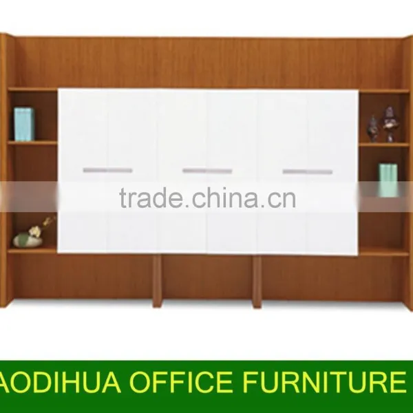 2015# Modern Cabinet Wooden Bookcase With Doors KF-B09