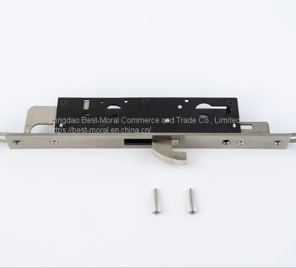 Single Hook Latch Mortise Door Lock 3085mm, With Top and Bottom Pull Bar photo-3
