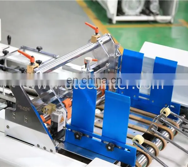 UTM650B Automatic Kraft Gift Paper Packaging Box Window Patching Making Machine With Rotary Plastic Film Cut photo-2