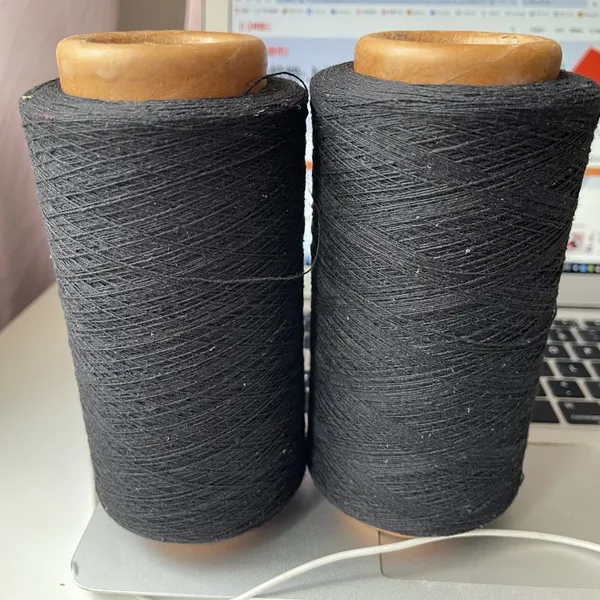 Ne8.5s Black Gloves Yarn to Russian Market photo-2
