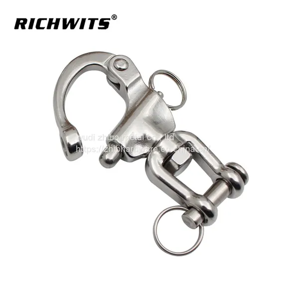 304/316 Stainless Steel Swivel Jaw Snap Shackle photo-3