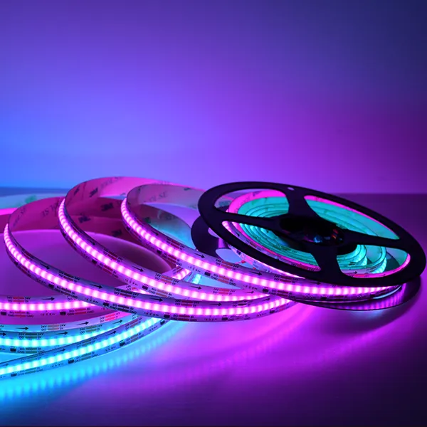 New Trends Dam Type COB Digital RGB LED Strip COB RGB LED Strip Light High Density Without Dark Area New Dam Type COB Strip photo-4