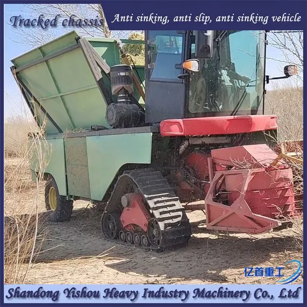 Harvester Modified Track Chassis to Prevent Sinking When Driving in Desert Terrain photo-2