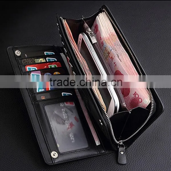 New Stylish Zipper Mobile Phone Bag Men's Wallet photo-4