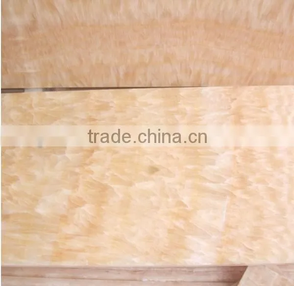 Natural Polished Yellow Onyx Marble Big Slab photo-4