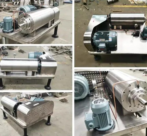 80L/H Smallest Two Phase Solid Liquid Decanter Separator Centrifuge Machine photo-3