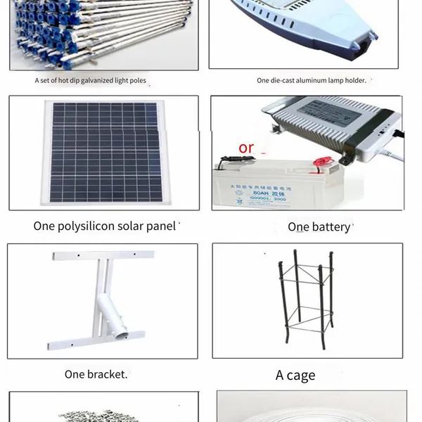 Installation of Yangquan Solar Street Lights, 60-watt Golden Bean Lamp Head Hl-tyn00123 for Yangquan Solar Street Lights photo-5
