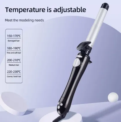 New Automatic Curling Iron/large Ceramic Glaze Rotating Electric Curling Iron/large Wave Hair Clipper/perm Curling Iron（Wechat:13510231336） photo-3
