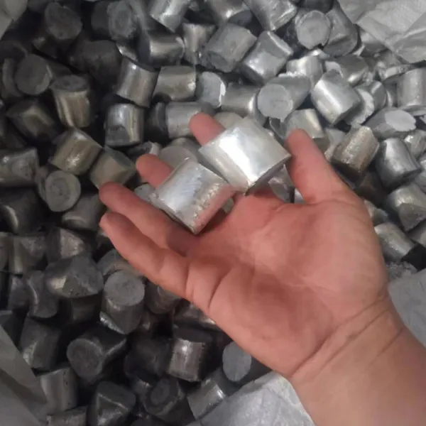 100g/piece Steel Ladle Deep Deoxidation Aluminum Block/high Purity Cylindrical Deoxidation Aluminum Block/aluminum Block Cut From Aluminum Rod With 99.5% Aluminum Content photo-3