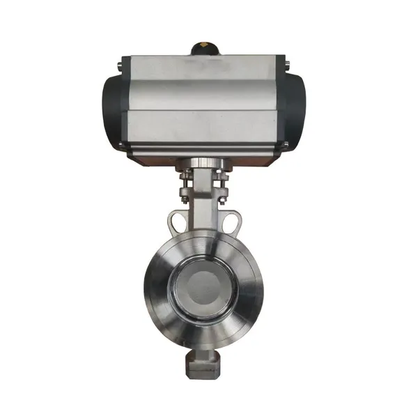 Manufacturer Direct Sales Pneumatic Triple Eccentric Butterfly Valve High-quality Clamp Hard Seal Butterfly Valve photo-3