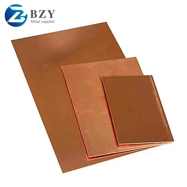 High Quality Copper Plate C10200 C1020 SW-Cu TP2 0.6mm-50mm Thick Solid Copper Sheet Price Per kg